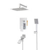 Душевая система встроенная KOER KB-66007-01, 3 функции (Цвет хром) (KR3464)