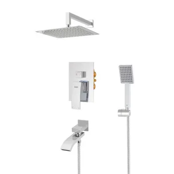 Душова система вбудована KOER KB-66007-01, 3 функції (Колір хром) (KR3464)
