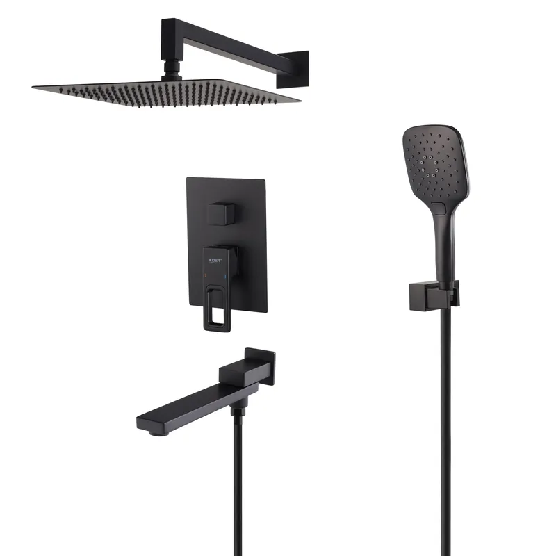Душова система вбудована KOER KB-66009-05, 3 функції (Колір чорний) (KR6020)