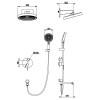 Душова система вбудована KOER KB-66029-01, 3 функції (Колір хром) (KR5483)