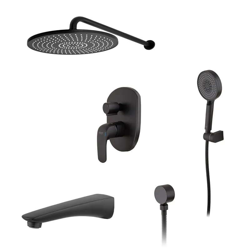 Душова система вбудована KOER KB-64008-05, 3 функції (Колір чорний) (KR3477)