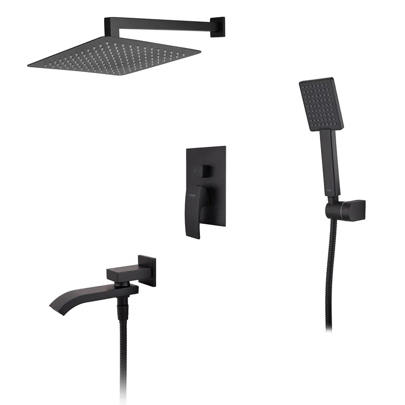 Душова система вбудована KOER KB-66007-05, 3 функції (Колір чорний) (KR3465)