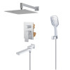 Душевая система встроенная KOER KB-66039-01, 3 функции (Цвет хром) (KR5997)