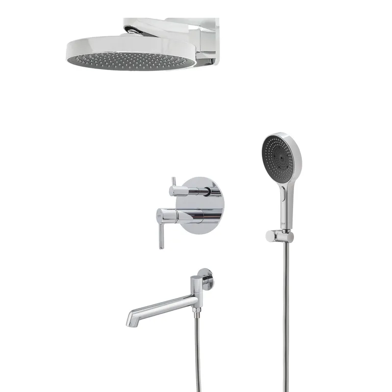 Душова система вбудована KOER KB-66029-01, 3 функції (Колір хром) (KR5483)