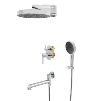 Душова система вбудована KOER KB-66029-01, 3 функції (Колір хром) (KR5483)