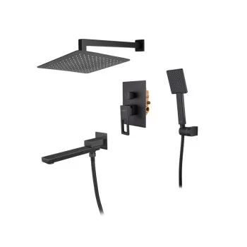 Душова sistema вбудована KOER KB-66009-05, 3 функції (Колір чорний) (KR3509)
