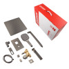 Душевая система встроенная KOER KB-66009-07, 3 функции (Цвет графит) (KR5991)