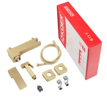 Смеситель для гигиенического душа KOER KB-24037-12 (Цвет матовое золото) (KR6007)