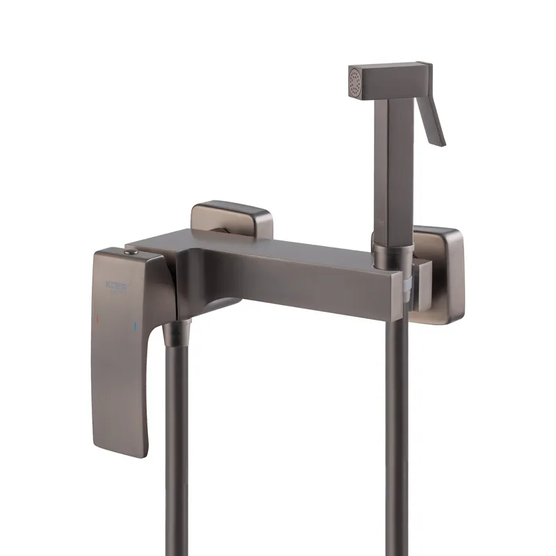 Смеситель для гигиенического душа KOER KB-24037-07 (Цвет графит) (KR6006)