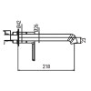 Смеситель для умывальника встроенный KOER KB-16029-05 (Цвет черный) (KR5489)