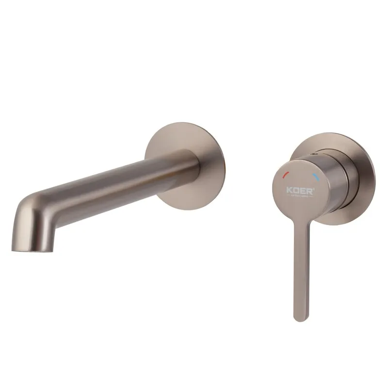 Смеситель для умывальника встроенный KOER KB-16029-07 (Цвет графит) (KR5953)