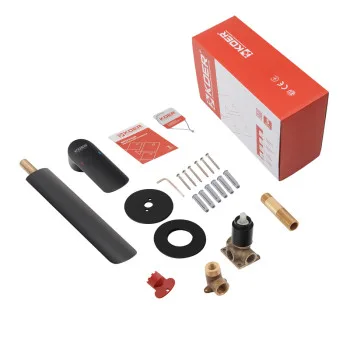 Смеситель для умывальника встроенный KOER KB-16028-05 (Цвет черный) (KR5298)