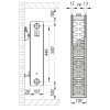 Стальной радиатор KOER 22x500x900S (1737 Вт, 22,58 кг, боковое подключение) (RAD057)