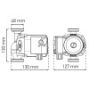 Насос циркуляционный центробеж. Koer KP.GRS-25/6-130 (с кабелем и вилкой) (KP0251)