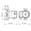 Насос циркуляционный центробеж. Koer KP.GRS-25/6-130 (с кабелем и вилкой) (KP0251)