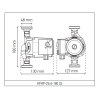 Насос рециркуляционный Koer KP.RP-25/6-180 SS (с гайками) (KP2795)