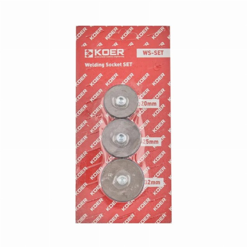 Комплект насадок для паяльника PPR (цвет синий) 20мм, 25мм, 32мм KOER WS-SET (KR5821)