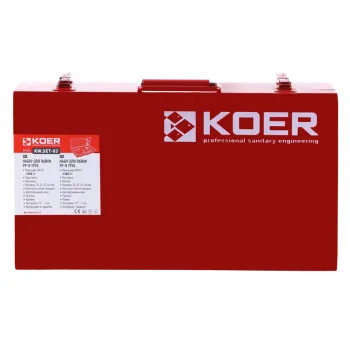 Набор для пайки PPR трубы Koer KW.SET-03 (1500Вт,4 насад., ножницы, рулетка, 2 заглушки, уровень) (KA0003)