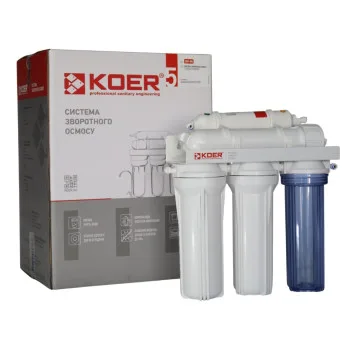Система обратного осмоса KOER KV-90 5 ступеней (мембрана 75 галлон) (KR5326)