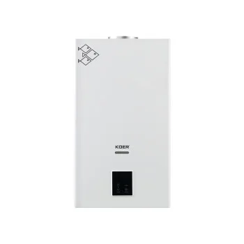 Газова колонка KOER KWH.G0210 WHITE димохідна з модуляцієй 10 л/хв, колір білий (KR5556)
