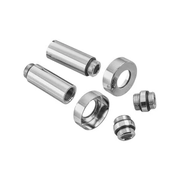 Комплект подовжувачів 1/2Fx1/2M хромований KOER KF.SET.06MF (KR5849)