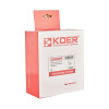 Комплект кранов для полотенцесушителя угловой M1/2''xM1/2'' удлиненный KOER KR.SET.534 WHITE (KR5843)