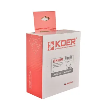 Комплект кранів рушникосушарки кутовий M1/2''xM1/2'' під ТЕН хромований KOER KR.SET.551 (KR5841)