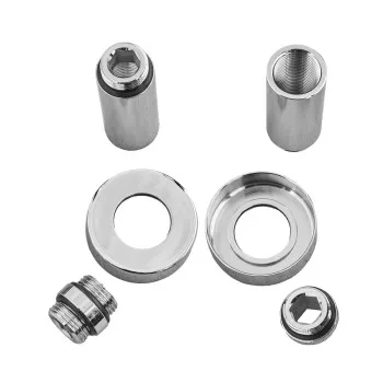Комплект подовжувачів 1/2Fx1/2M хромований KOER KF.SET.06MF (KR5849)