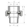 Згін-американка ЗР 32x1M PPR Koer K0137.PRO (KP0173)
