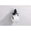 Тримач для туалетного паперу KOER AS-0112-05 з полицею (колір чорний) (KR6174)