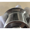 Донний клапан для ванни KOER PW-05-01 автоматичний (Click-Clack) (Колір хром) 1 1/2'' (KR3406)