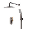 Душевая система встроенная KOER KB-62028-07, 2 функции (Цвет графит) (KR6011)