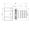 Переходник с ВР Koer KA.A08F-25 - 25(3.5mm) x 3/4