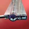 Шторки стеклянные на ванну распашные KOER SR BS02-80x140-TR-01 прозрачное стекло 6мм хром (KR5401)