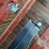 Шторки стеклянные на ванну распашные KOER SR BS03-95x140-TR-01 прозрачное стекло 6мм хром (KR5402)