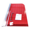 Шторки стеклянные на ванну распашные KOER SR BS02-80x140-TR-01 прозрачное стекло 6мм хром (KR5401)