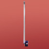Шторки стеклянные на ванну распашные KOER SR BS03-95x140-TR-01 прозрачное стекло 6мм хром (KR5402)