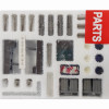 Шторки стеклянные на ванну распашные KOER SR BS03-95x140-TR-01 прозрачное стекло 6мм хром (KR5402)