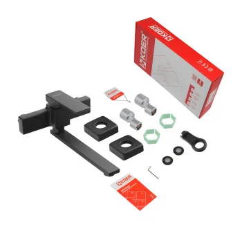 Смеситель для кухни настенный KOER KB-73010-05 (Цвет черный) (KR3491)
