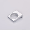 Стакан одинарный настенный KOER AS-0103-01 (стекло) (цвет хром глянец) (KR6165)