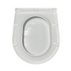 Сидение-крышка для унитаза KOER AC-0101-SEAT COVER 450х390х80mm дюропластовое быстросьемное с микролифтом (KR5617)
