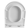 Сидение-крышка для унитаза KOER AC-0101-SEAT COVER 450х390х80mm дюропластовое быстросьемное с микролифтом (KR5617)