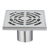 Душовий трап KOER FD12-100x100-180 100x100мм, прямий відвід (KR3416)