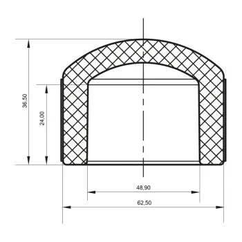 Заглушка для труби 50 PPR Koer K0063.PRO (KP0074)