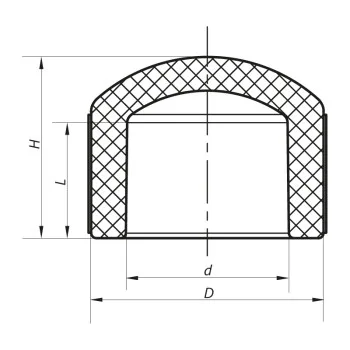 Заглушка поліпропіленова 32 PPR Koer K0061.PRO (KP0072)